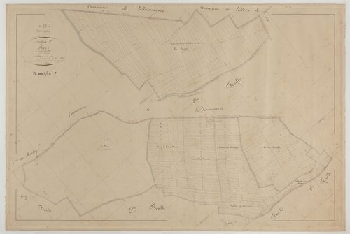 HEVILLIERS - Section C des Bois feuille 07