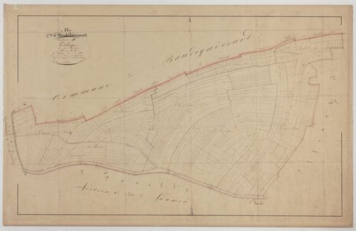 HOUDELAINCOURT - Section D du Village feuille 01