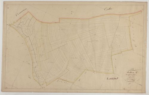 IPPECOURT - Section A la Voie de Verdun feuille 07