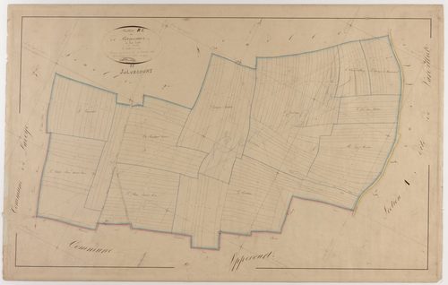 JULVECOURT - Section B - de Bronvaux - feuille 01
