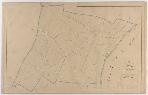 JULVECOURT - Section B - de Bronvaux - feuille 02
