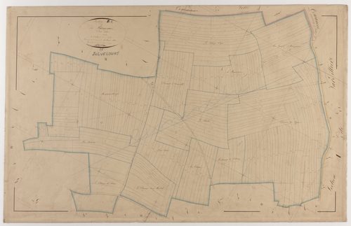 JULVECOURT - Section B - de Bronvaux - feuille 07