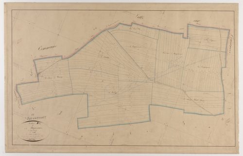 JULVECOURT - Section B - de Bronvaux - feuille 06