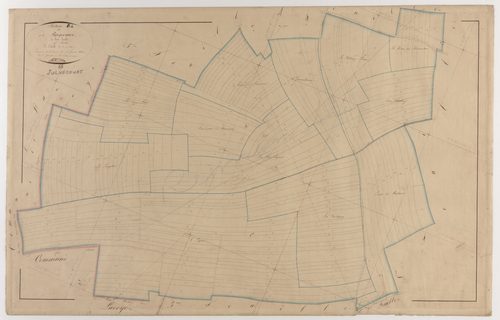 JULVECOURT - Section B - de Bronvaux - feuille 04