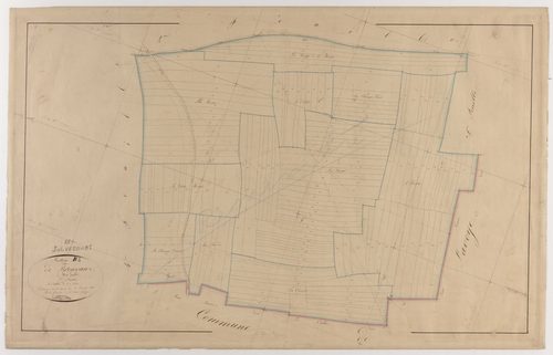 JULVECOURT - Section B - de Bronvaux - feuille 03