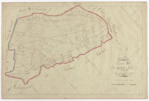 LABEUVILLE - Section B - de Moyen Lieu - feuille 02