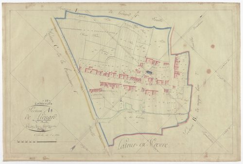 LABEUVILLE - Section A - de Lienard - feuille 02