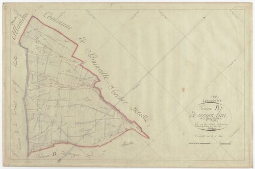 LABEUVILLE - Section B - de Moyen Lieu - feuille 01