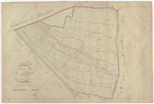 LABEUVILLE - Section A - de Lienard - feuille 01
