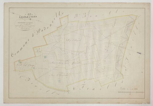 LACHAUSSEE - Section D Derrière la Ville feuille 02
