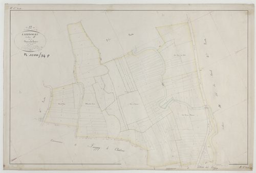LAHEYCOURT - Section E de Baudehan feuille 01