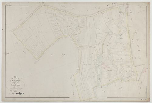 LAHEYCOURT - Section E de Baudehan feuille 03