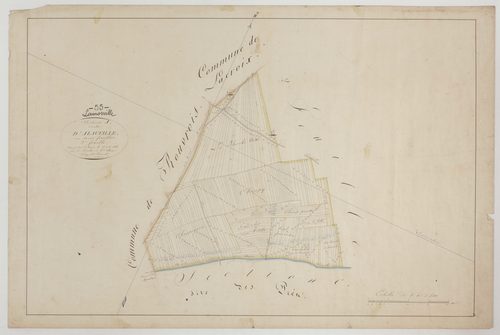 LAMORVILLE - Section A d' Alauville feuille 03
