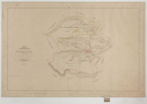 LANEUVILLE-AU-RUPT - Tableau d'assemblage feuille 01