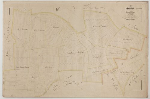 LEVONCOURT - Section A de la Vermillière feuille 11