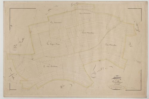 LEVONCOURT - Section A de la Vermillière feuille 10