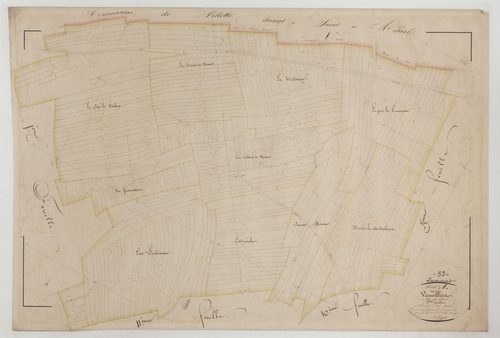 LEVONCOURT - Section A de la Vermillière feuille 02
