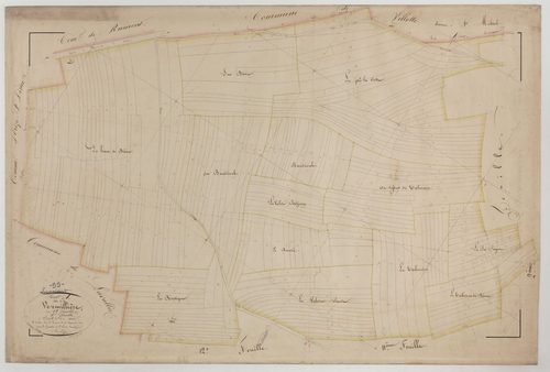 LEVONCOURT - Section A de la Vermillière feuille 01