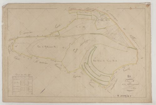 LIGNY-EN-BARROIS - Section A vers Villeroncourt feuille 03