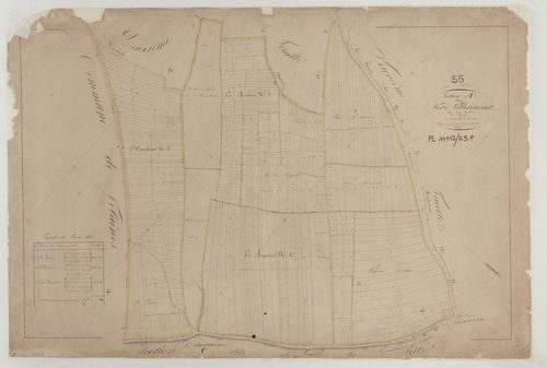 LIGNY-EN-BARROIS - Section A vers Villeroncourt feuille 01