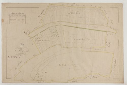 LIGNY-EN-BARROIS - Section A vers Villeroncourt feuille 06