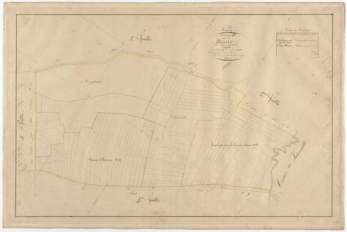 LISSEY - Section A - de Thinte - feuille 03