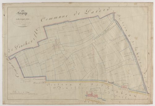MAIZERAY - Section A - de la grande Fin - feuille U