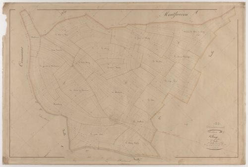 MALANCOURT - Section D - du Village - feuille 01
