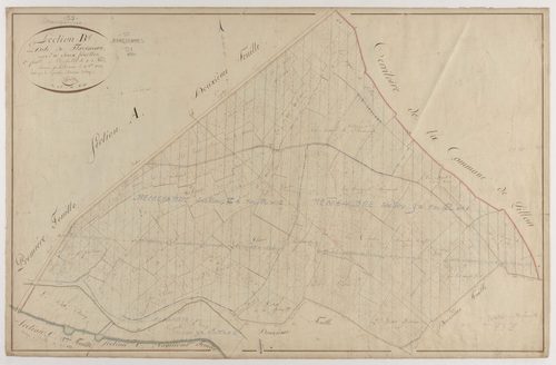 MANGIENNES - Section B - de Flavineau - feuille 01