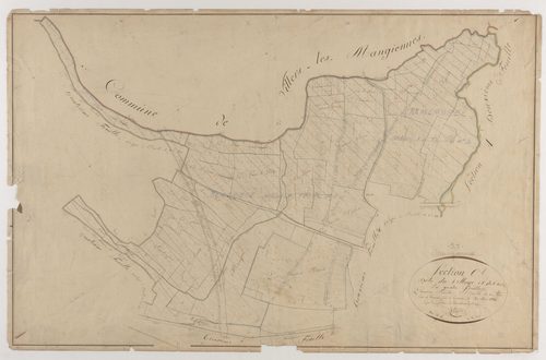 MANGIENNES - Section C - du Village et des Bois - feuille 01