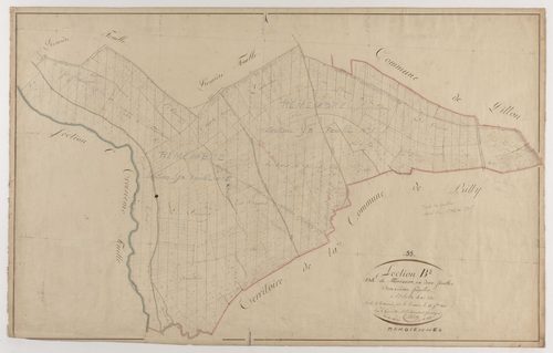 MANGIENNES - Section B - de Flavineau - feuille 02