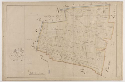 MANHEULLES - Section C - des Longues Pieces - feuille U