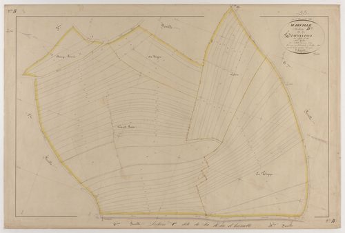 MARVILLE - Section B - des Tournions - feuille 02