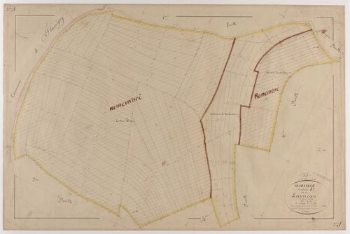 MARVILLE - Section A - de Launeau - feuille 02