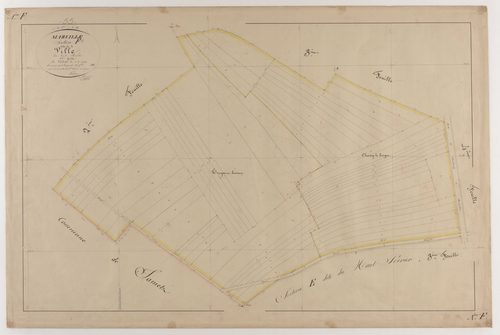 MARVILLE - Section F - de la Ville - feuille 01