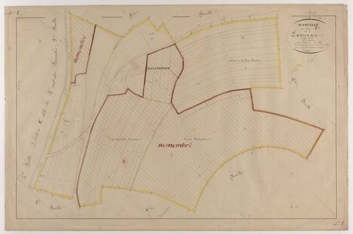 MARVILLE - Section A - de Launeau - feuille 04