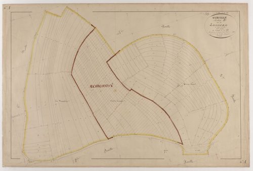 MARVILLE - Section A - de Launeau - feuille 06
