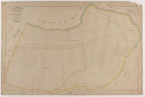 MARVILLE - Section A - de Launeau - feuille 01