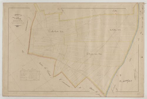 MAULAN - Section A du Village feuille 06