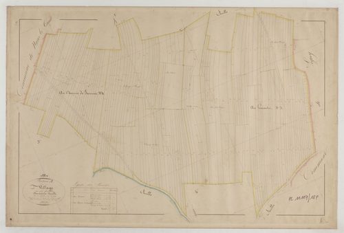 MAULAN - Section A du Village feuille 02