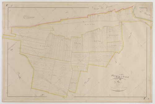 MELIGNY-LE-GRAND - Section E des Vignes feuille 04