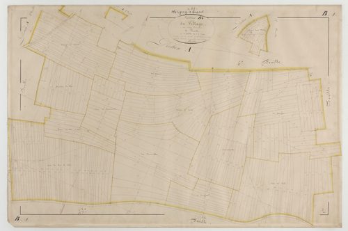 MELIGNY-LE-GRAND - Section B du Village feuille 04
