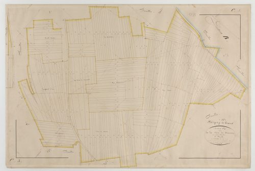 MELIGNY-LE-GRAND - Section C Voie de Broussey feuille 03