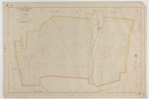 MELIGNY-LE-GRAND - Section E des Vignes feuille 03