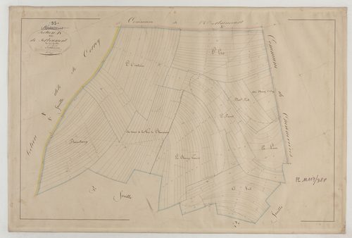 MENAUCOURT - Section B de Serbeumont feuille 01