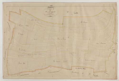 MENAUCOURT - Section A de Corroy feuille 03