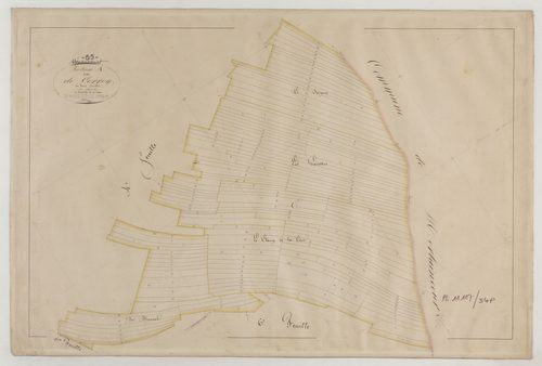 MENAUCOURT - Section A de Corroy feuille 05