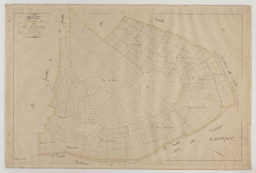 MENAUCOURT - Section A de Corroy feuille 02