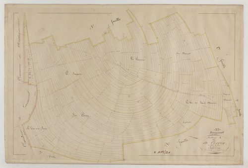 MENAUCOURT - Section A de Corroy feuille 04