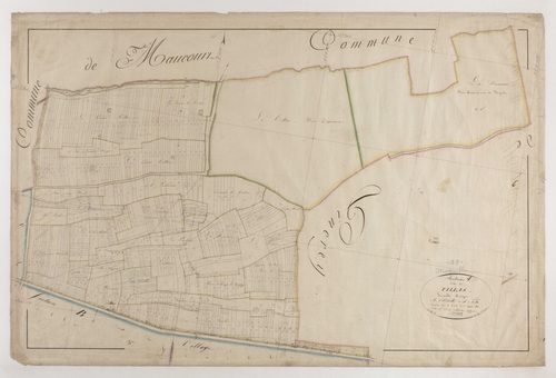 MOGEVILLE - Section A - du Tillas - feuille U